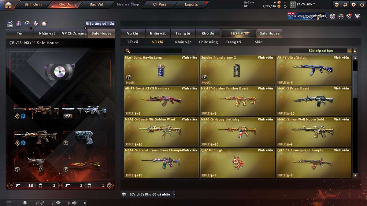 shop acc cf uy tin gia re